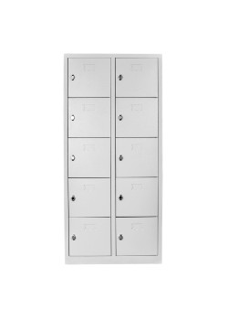 Sac Dolap Ofis 10 Gözlü Öğretmen Öğrenci Dolabı Gri