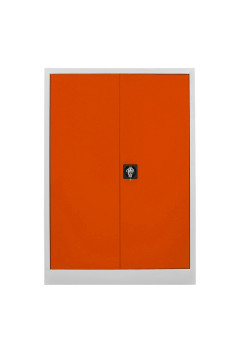 Sac Dolap Ofis 130 luk Dosya Dolabı Gri-Turuncu