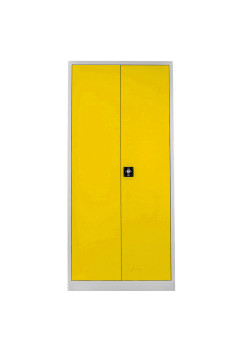 Sac Dolap Ofis 198 lik Dosya Dolabı Gri-Sarı