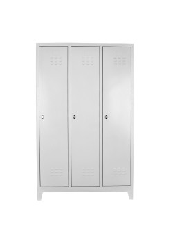 Sac Dolap Ofis 3 lü Eko Soyunma Dolabı Gri