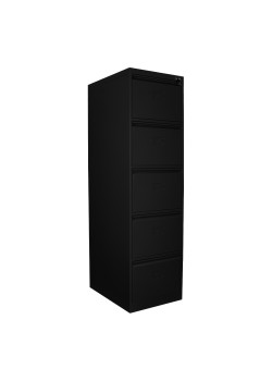 Sac Dolap Ofis 5 li Klasör Dolabı Siyah