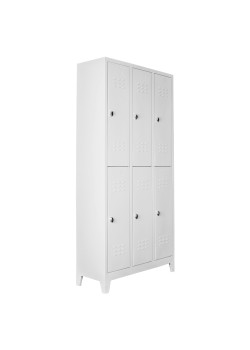 Sac Dolap Ofis 6 Lı Eko Soyunma Dolabı Gri