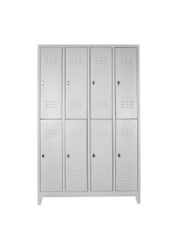 Sac Dolap Ofis 8 li Soyunma Dolabı Gri