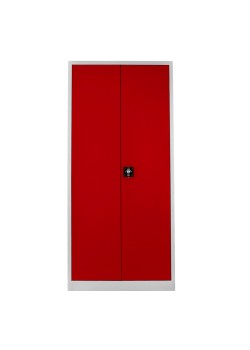 Sac Dolap Ofis Temizlik Dolabı Gri Kırmızı